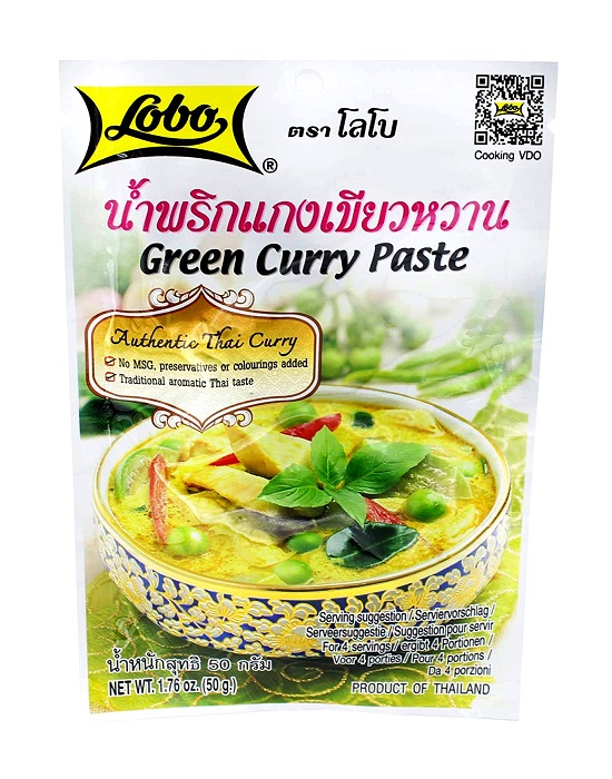 Green curry paste - Lobo 50 g.